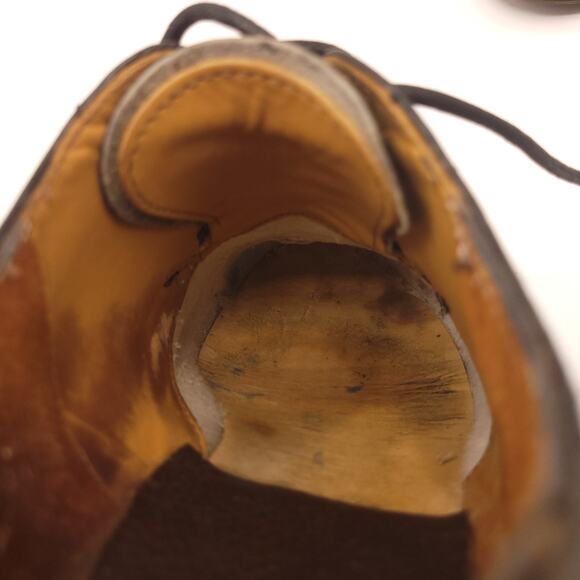 Dr. Martens 90s Vintage Brogue Platform Wingtip Steel Toe Black Womens Size 6 - Picture 5 of 11